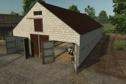 Ставок для корів з плитою для гною для Farming Simulator 25 — 4