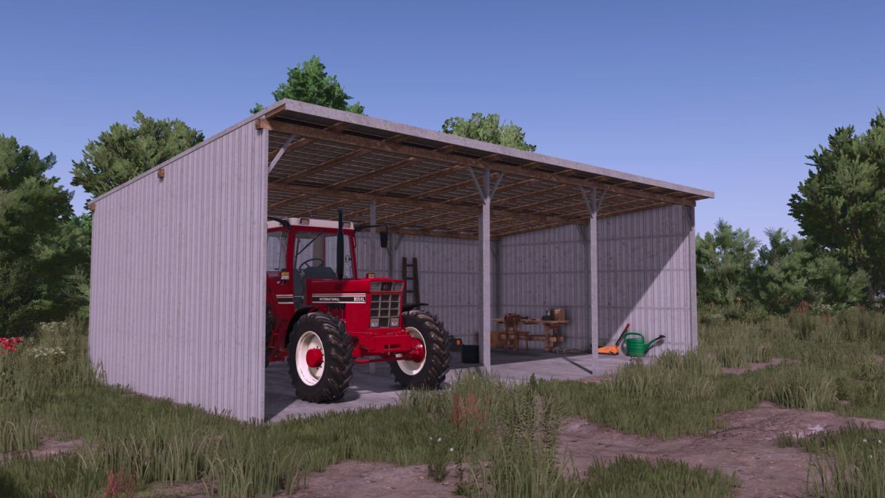 Металеві сараї для зберігання техніки для Farming Simulator 25