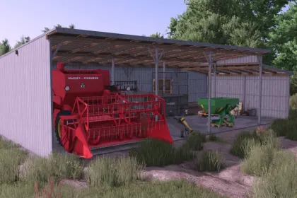 Металеві сараї для зберігання техніки для Farming Simulator 25 — 3