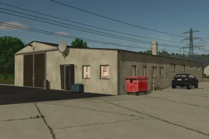 Будівля GDR Socialbuilding Big для Farming Simulator 25