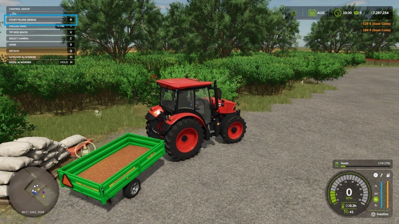Скрипт Smart Loading Prompts для Farming Simulator 25