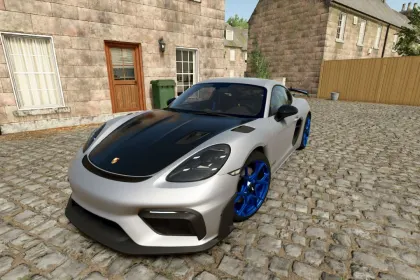 Автомобіль Porsche Cayman GT4 RS для Farming Simulator 25