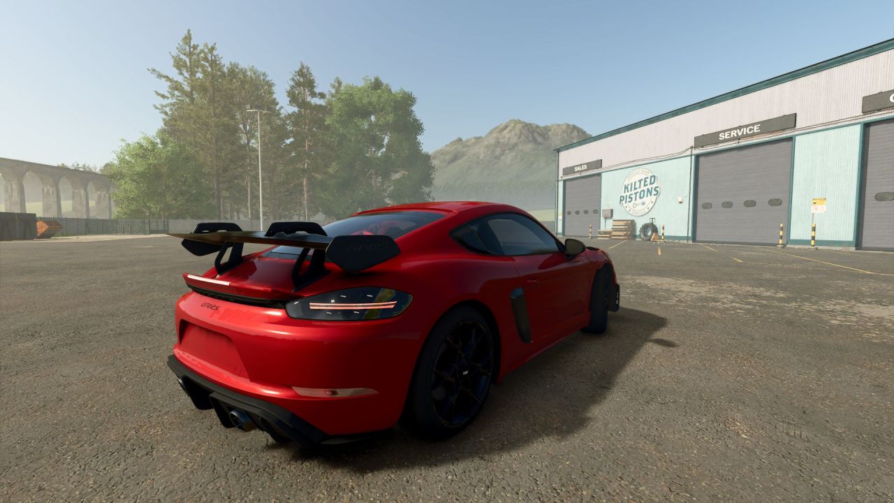 Автомобіль Porsche Cayman GT4 RS для Farming Simulator 25