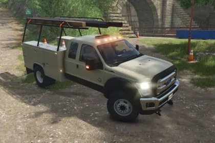 Вантажівка Ford F450 для Farming Simulator 25 — 3