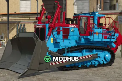 Mod für leistungsstarken Bulldozer Komatsu D375A Mining Dozer für FS25