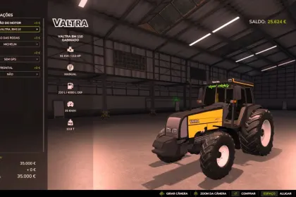 Трактор Valtra BM 100 для Farming Simulator 25