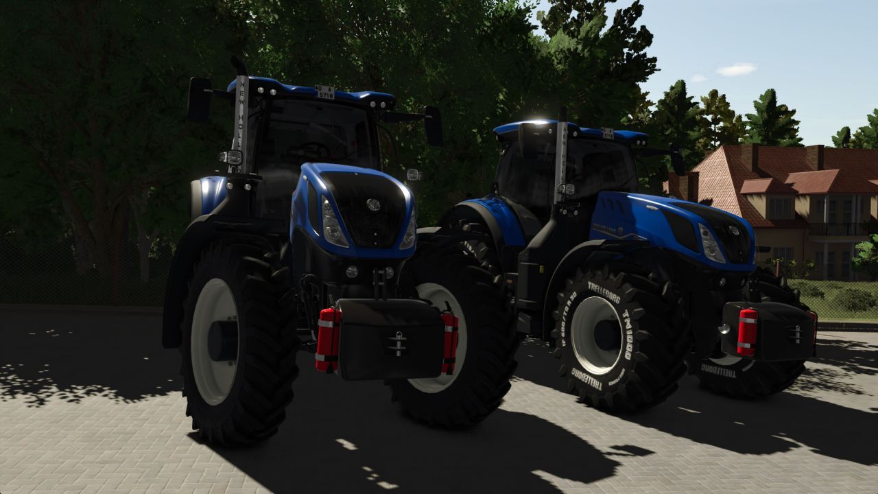 Трактор New Holland T7 HD Editions для Farming Simulator 25