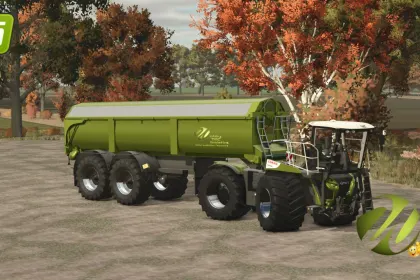 Причіп для Xerion 4200 Saddletrac для Farming Simulator 25 — 2