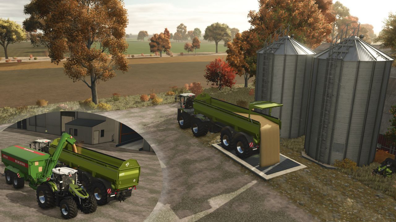 Причіп для Xerion 4200 Saddletrac для Farming Simulator 25