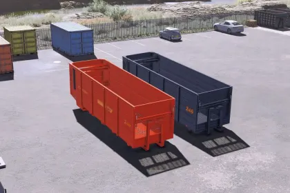 Контейнер для силосу Schuitemaker Siwa 240 Hooklift для Farming Simulator 25 — 1