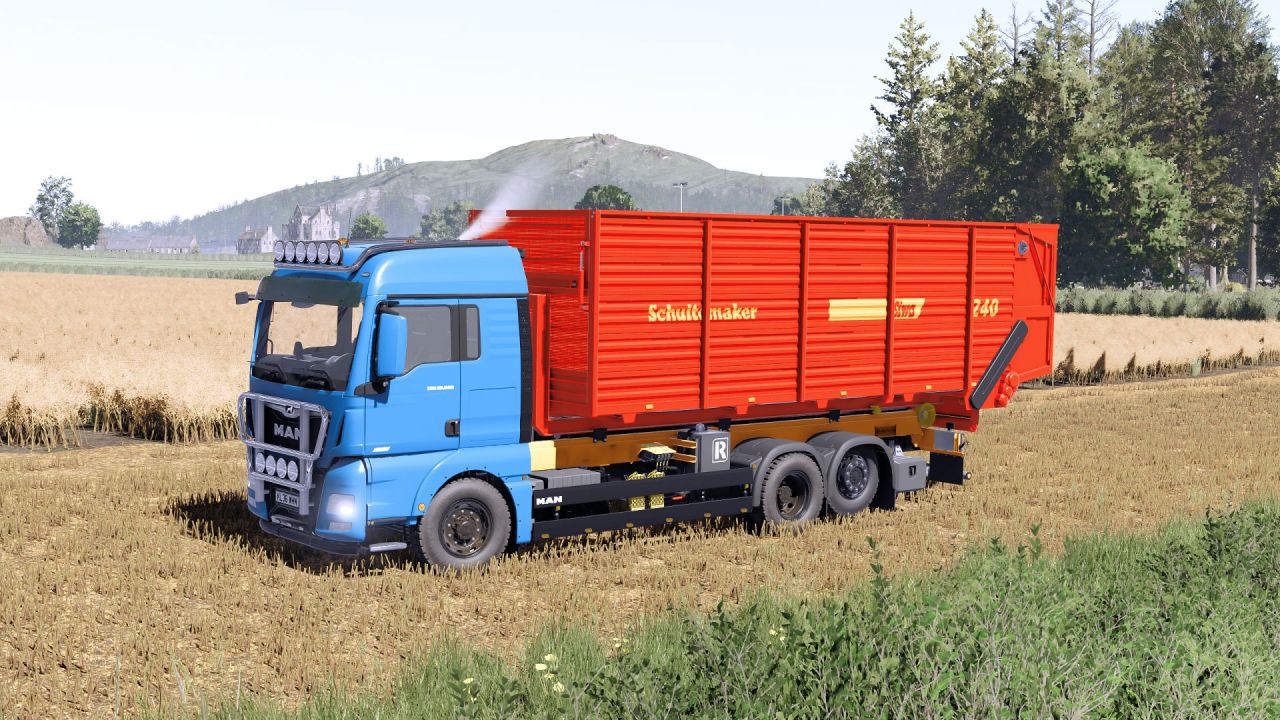 Контейнер для силосу Schuitemaker Siwa 240 Hooklift для Farming Simulator 25