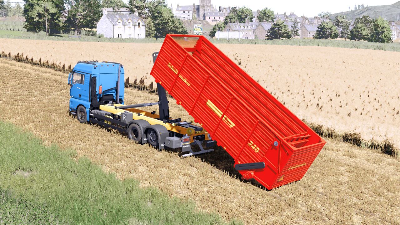 Контейнер для силосу Schuitemaker Siwa 240 Hooklift для Farming Simulator 25