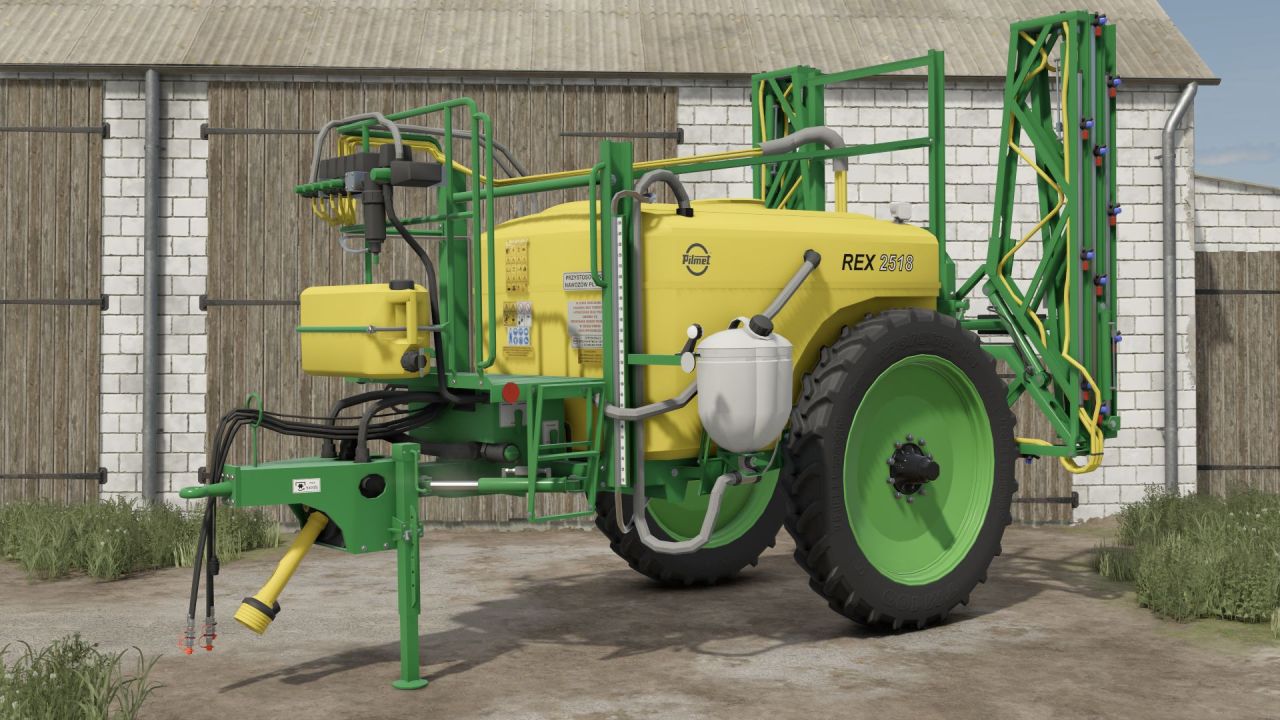 Розкидач добрив Unia Pilmet REX 2518 для Farming Simulator 25