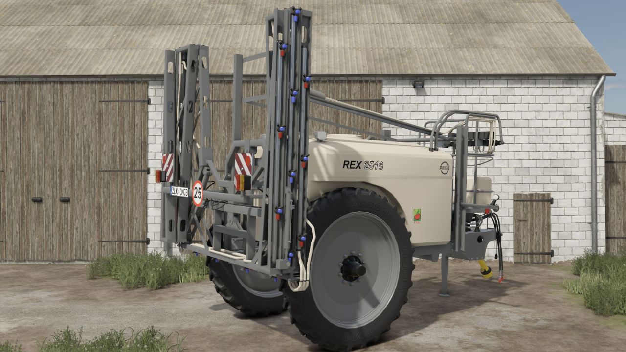 Розкидач добрив Unia Pilmet REX 2518 для Farming Simulator 25