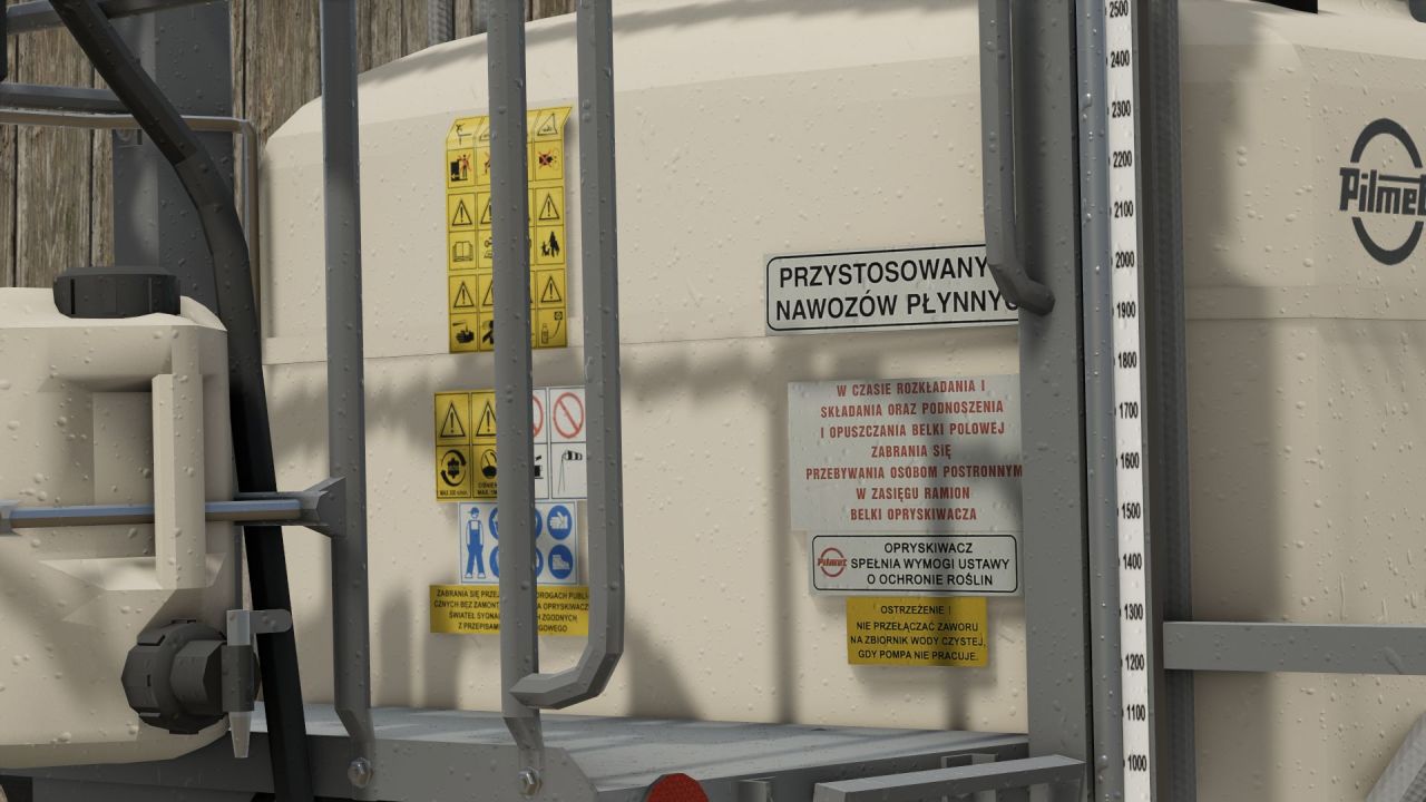 Розкидач добрив Unia Pilmet REX 2518 для Farming Simulator 25