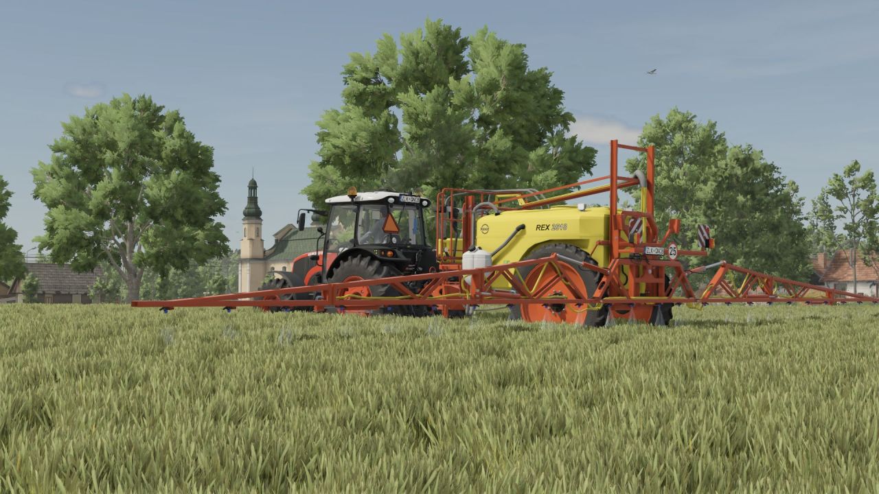 Розкидач добрив Unia Pilmet REX 2518 для Farming Simulator 25