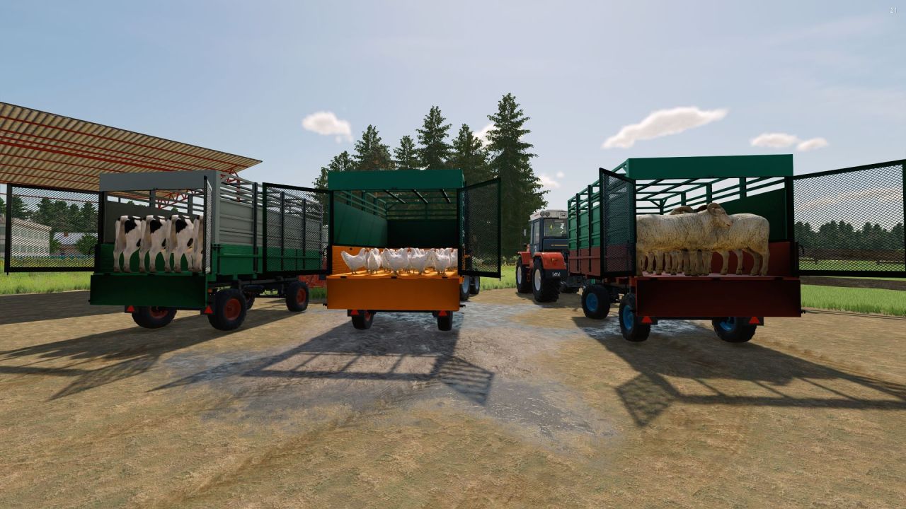 Ciężarówka PTS dla bydła do Farming Simulator 22