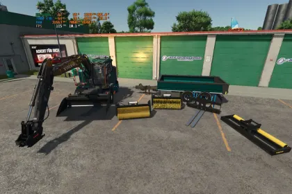 Екскаватор Volvo EWR 150E 2.5 для Farming Simulator 25 — 1