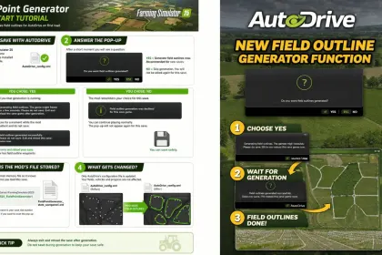 Генератор контурів полів для Farming Simulator 25