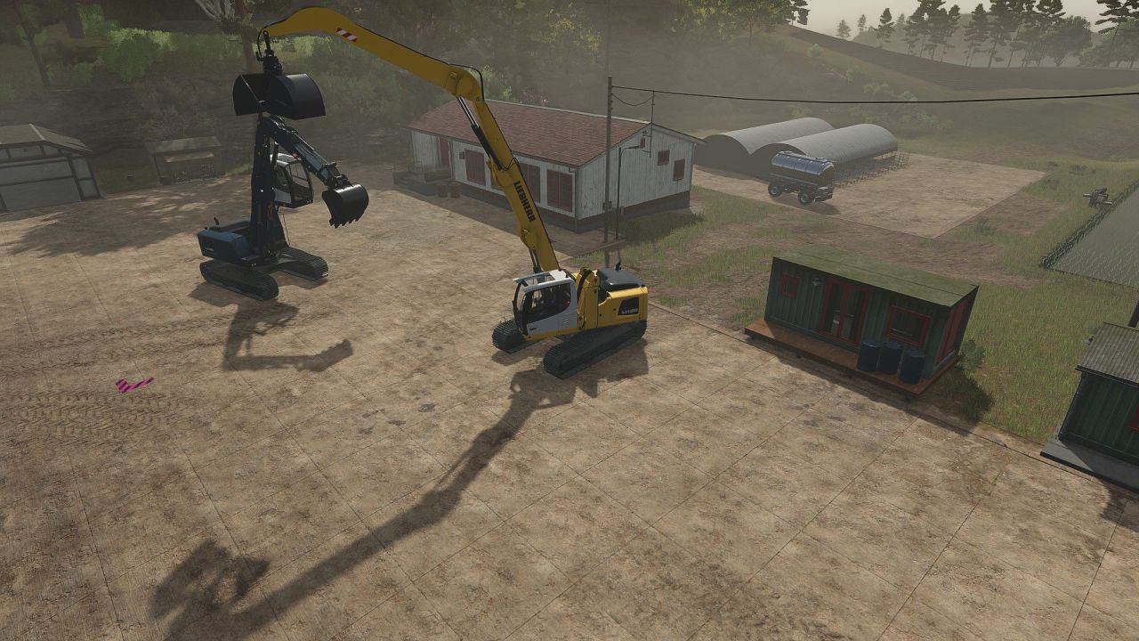 Екскаватор Liebherr LH26 для Farming Simulator 25