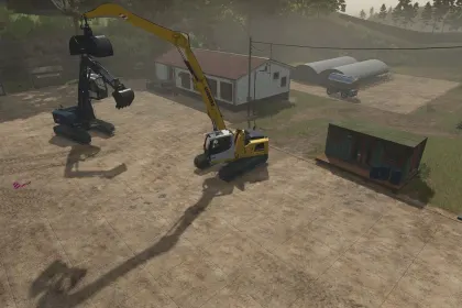 Екскаватор Liebherr LH26 для Farming Simulator 25 — 2