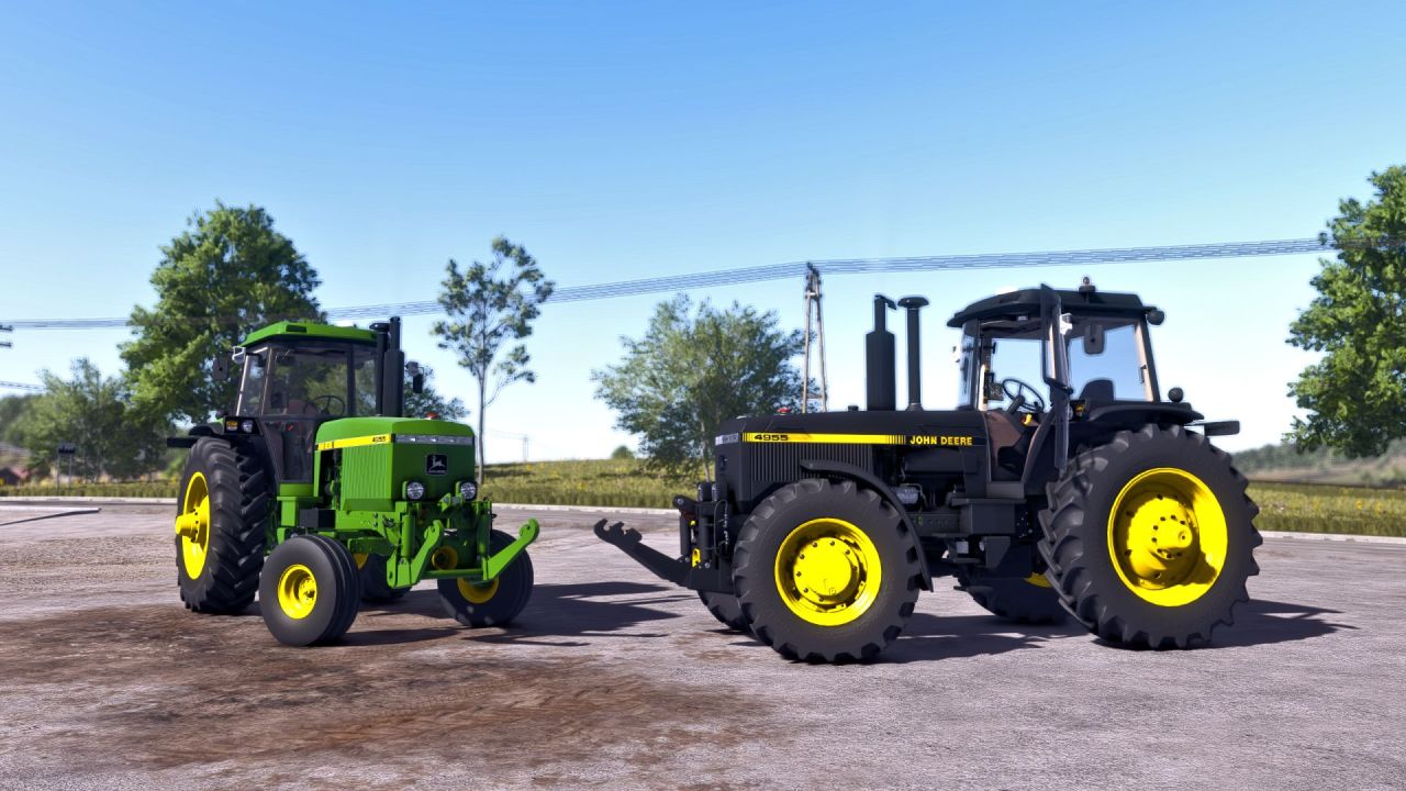 Трактор John Deere 4755-4955 Reworked для Farming Simulator 25