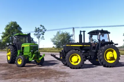 Трактор John Deere 4755-4955 Reworked для Farming Simulator 25 — 2