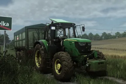 Трактор John Deere 6110M Series для Farming Simulator 25 — 1