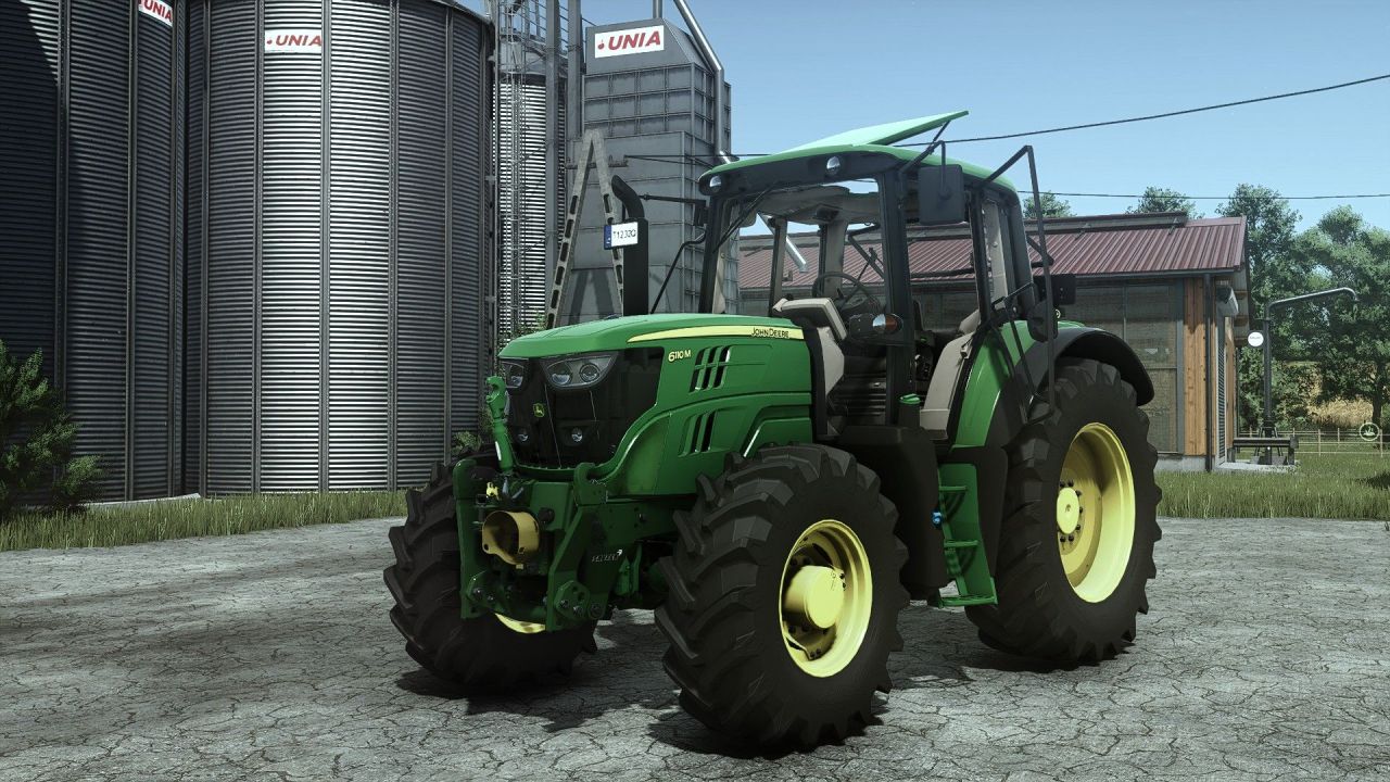 Трактор John Deere 6110M Series для Farming Simulator 25