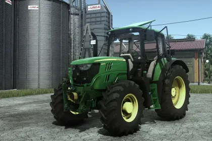 Трактор John Deere 6110M Series для Farming Simulator 25 — 2