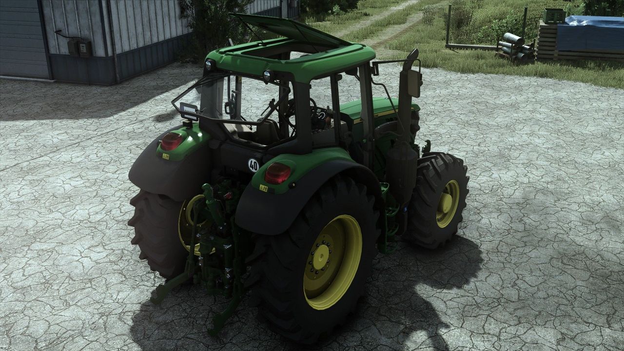 Трактор John Deere 6110M Series для Farming Simulator 25