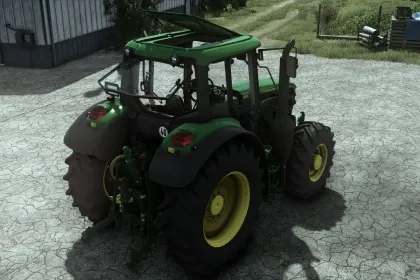 Трактор John Deere 6110M Series для Farming Simulator 25 — 3