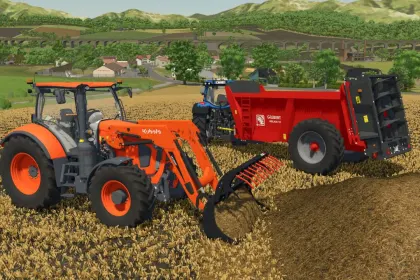Передній навантажувач MX T410 FL100 для Farming Simulator 25 — 3