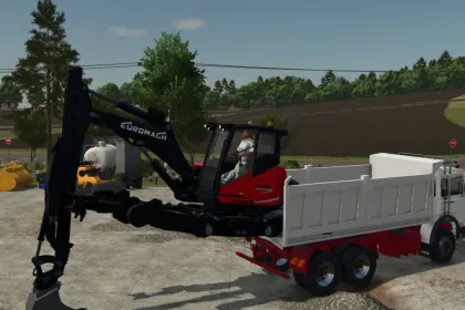 Koparka Euromach R1055F do Farming Simulator 25
