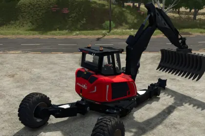 Koparka Euromach R1055F do Farming Simulator 25 — 2