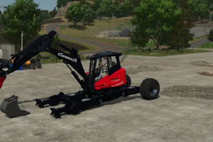 Koparka Euromach R1055F do Farming Simulator 25 — 4