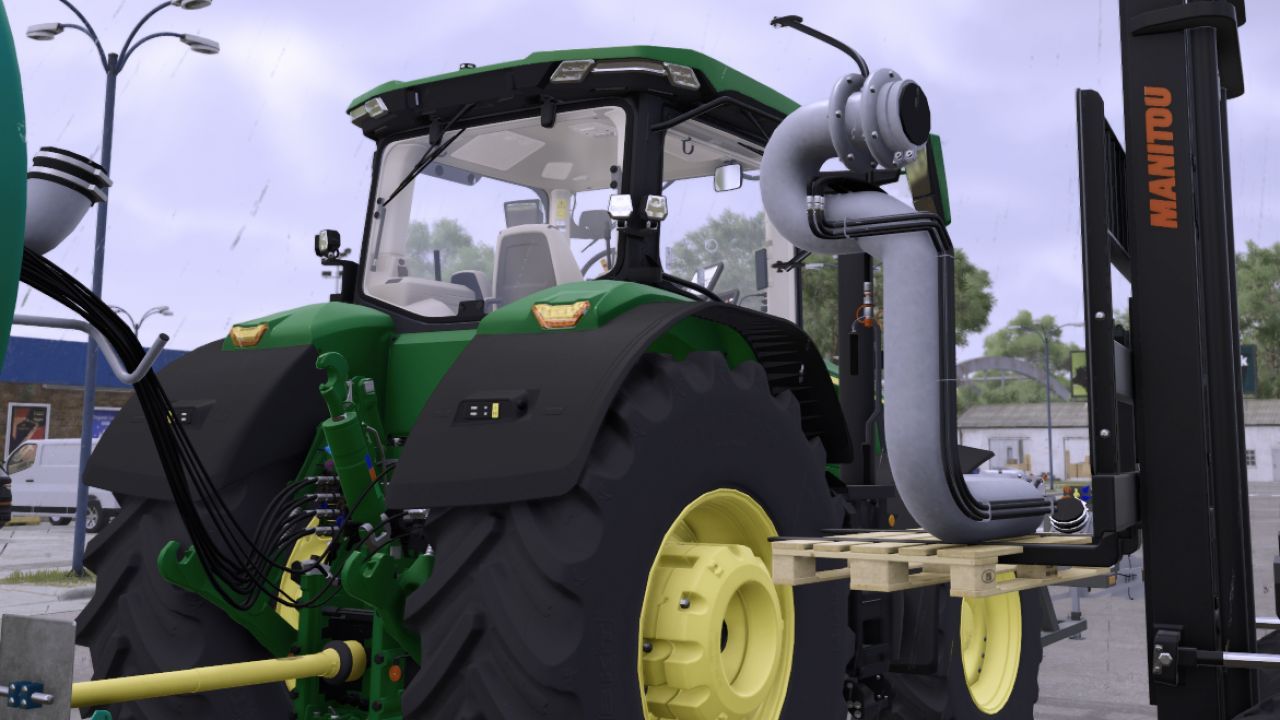 Трактор John Deere 7R для Farming Simulator 25