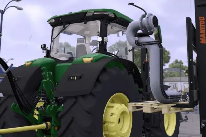 Трактор John Deere 7R для Farming Simulator 25 — 4