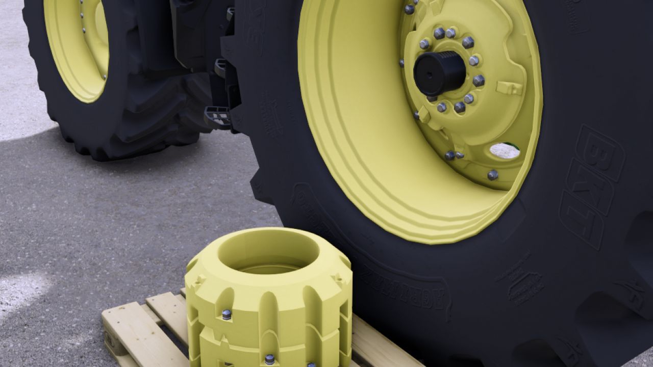 Трактор John Deere 7R для Farming Simulator 25