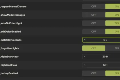 Скрипт Smart Auto Lights для Farming Simulator 25 — 6