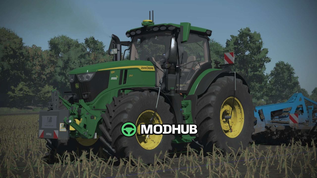 Mod for Powerful Tractor John Deere 6R 230–250 for FS25 — New Ultimate Edit