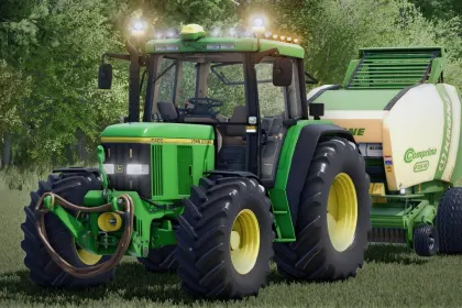 Трактор John Deere 6000 Series для Farming Simulator 25 — 1