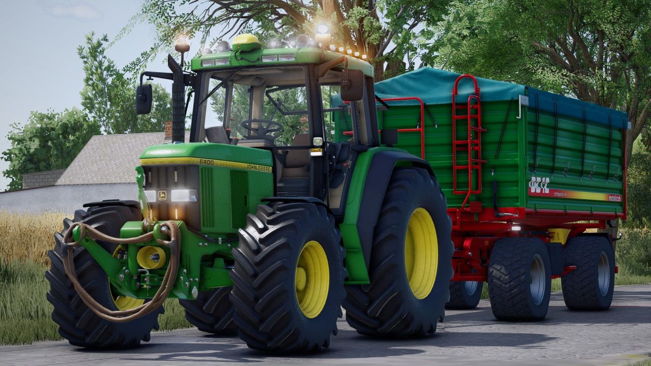Трактор John Deere 6000 Series для Farming Simulator 25