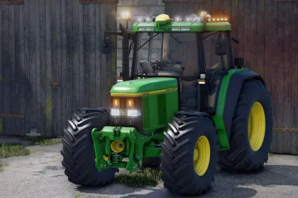 Трактор John Deere 6000 Series для Farming Simulator 25 — 3