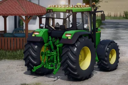 Трактор John Deere 6000 Series для Farming Simulator 25 — 4