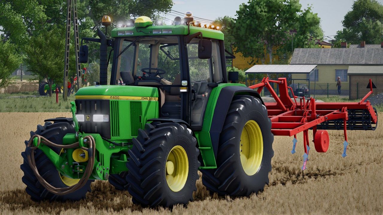 Трактор John Deere 6000 Series для Farming Simulator 25