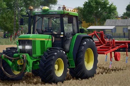 Трактор John Deere 6000 Series для Farming Simulator 25 — 5
