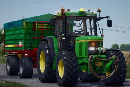 Трактор John Deere 6000 Series для Farming Simulator 25 — 6