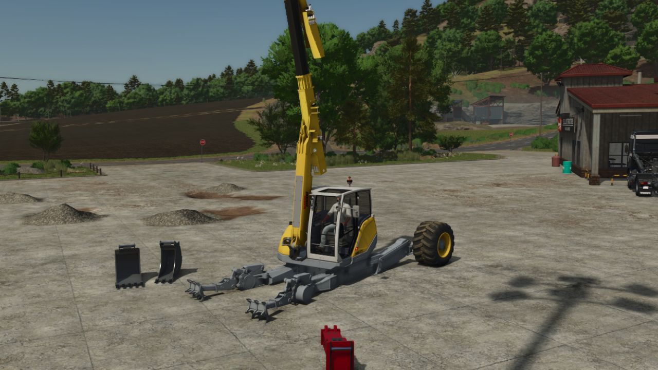 Bagger Menzi Muck M545 für Farming Simulator 25