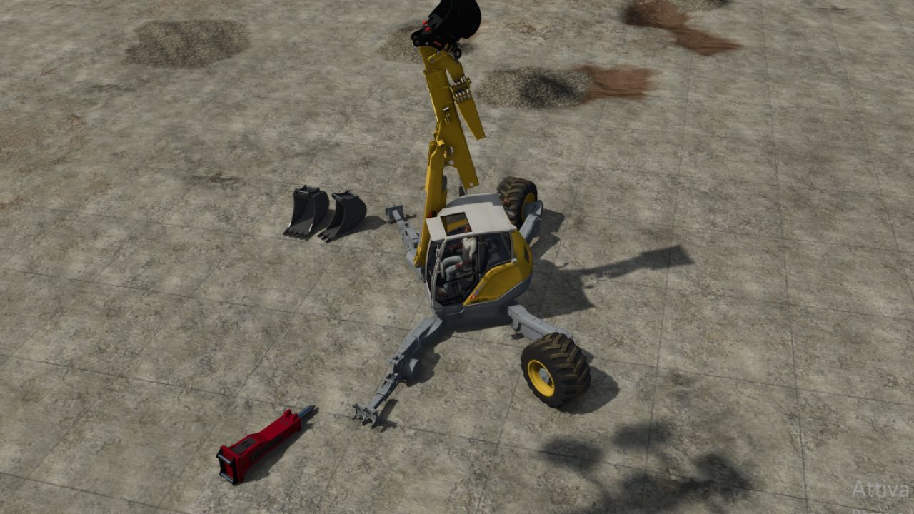 Bagger Menzi Muck M545 für Farming Simulator 25